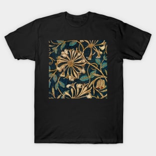 Honeysuckle pattern old vintage art painting T-Shirt